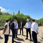 АУДАН ӘКІМІ ИНФРАҚҰРЫЛЫМ ЖӘНЕ ӘЛЕУМЕТТІК НЫСАНДАР ҚҰРЫЛЫСЫН БАҚЫЛАДЫ