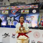ӘЛЕМ ЧЕМПИОНАТЫНДА ҚОС ЖҮЛДЕ ИЕЛЕНГЕН БАТЫР ҚЫЗ – ТӨЛЕБИЛІК АЯЖАН ҚАЛЫБАЙ